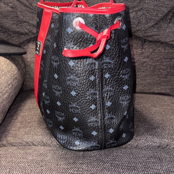 MCM Black and Red Tote Bag - Picture 6 of 10